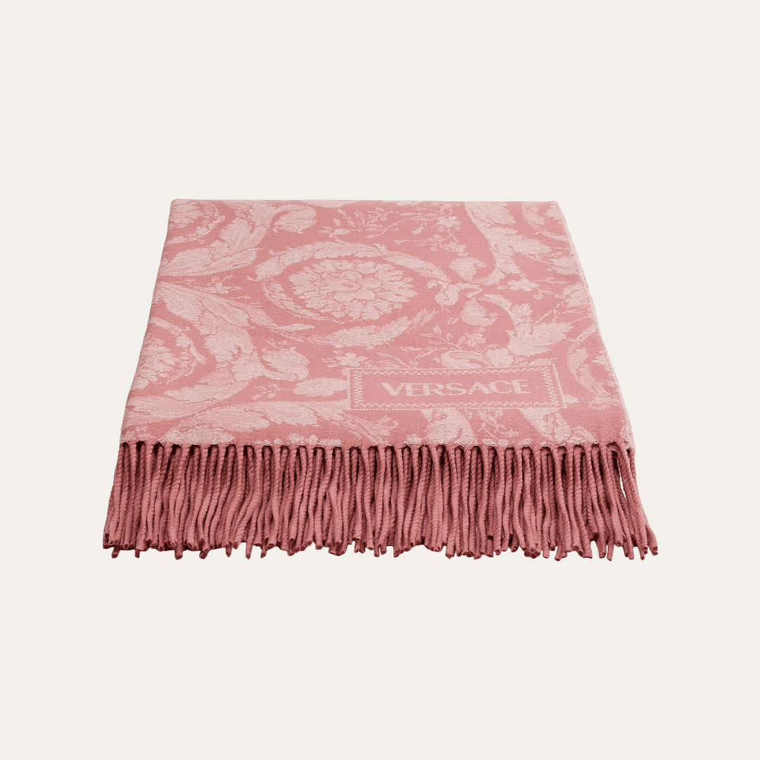 Only on Fifth gallery image for Saks Fifth Avenue Versace Project Barocco Wool-Blend Blanket